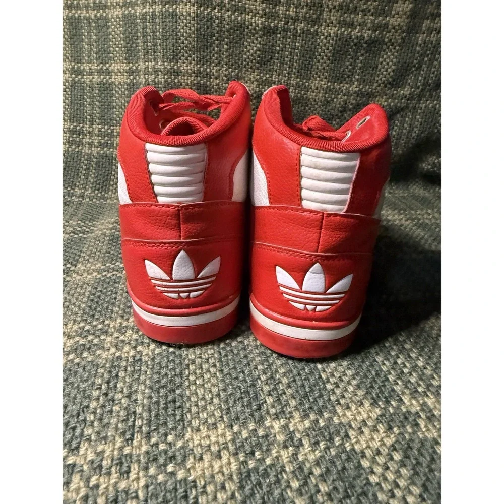 Adidas Hard Court 2 Hi II Men's High Top Sneakers Red/White G59666 Size 11